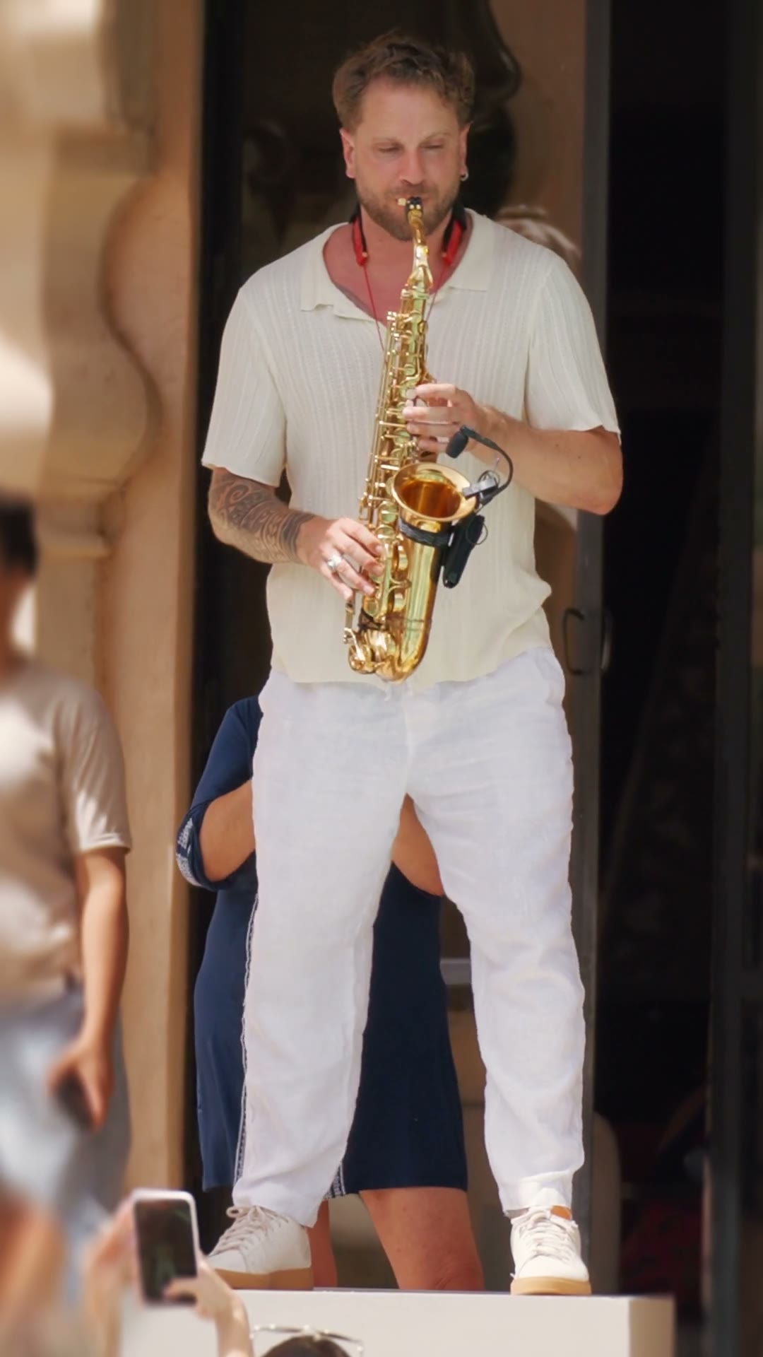 Saxophone cover No Woman No Cry, vidéo live, Drop Music